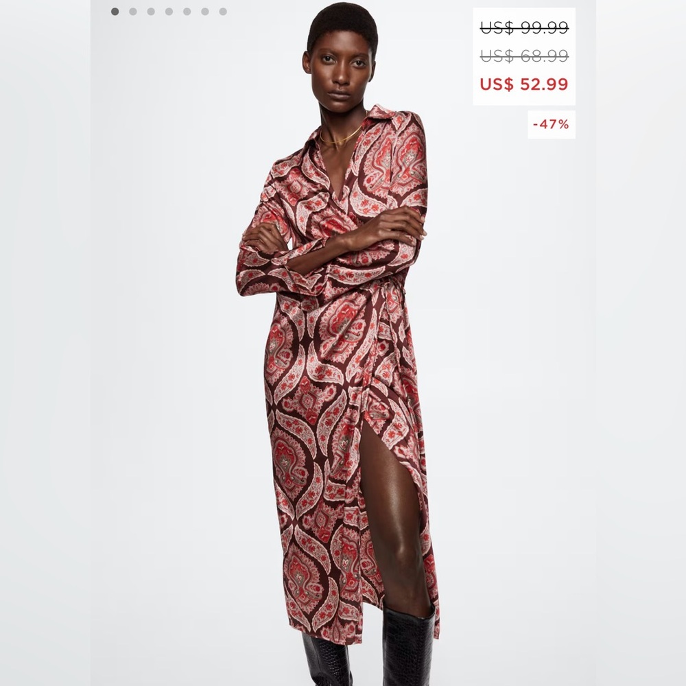 Mango dress brand new with tags size L
